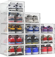 12 Pack Shoe Storage Boxes